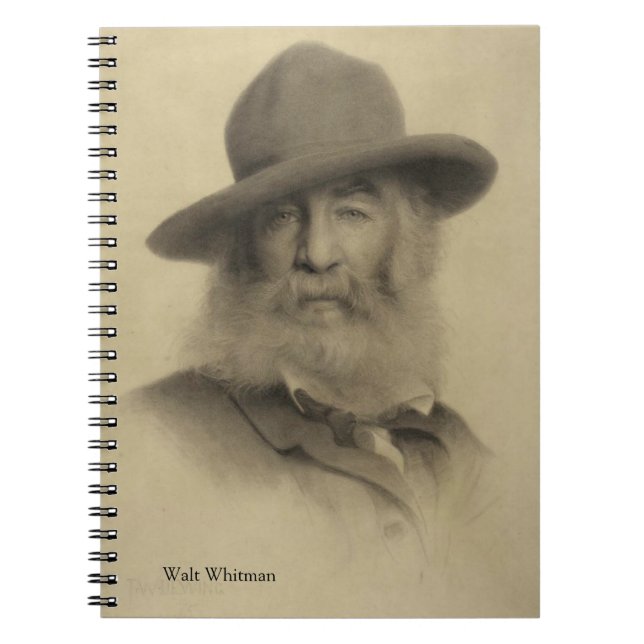 Walt Whitman - The Good Grey Poet Spiral Notebook (Front)