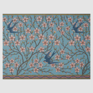 Walter Crane Almond Blossom and Swallow Tissue Paper