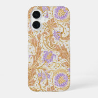 Walter Crane Arts and Crafts Purple Floral Art