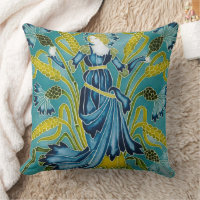 Walter Crane Blue Cornflower Arts and Crafts