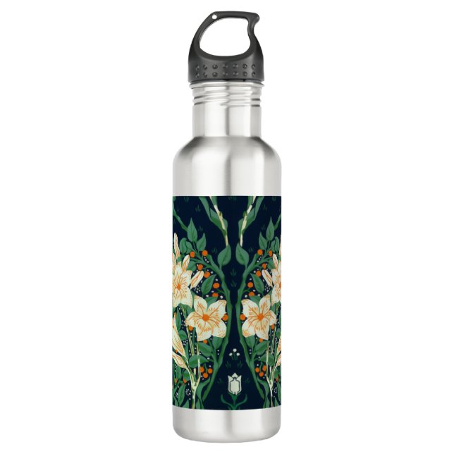 Walter Crane "Francesca" Botanical 710 Ml Water Bottle (Front)
