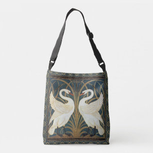 Walter Crane Swan, Rush And Iris Art Nouveau Crossbody Bag