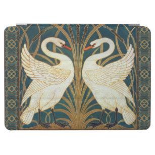Walter Crane Swan, Rush And Iris Art Nouveau iPad Air Cover