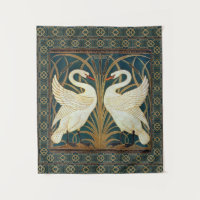 Walter Crane Swan, Rush And Iris Art Nouveau