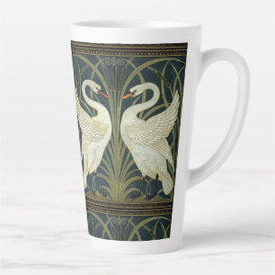 Walter Crane Swan & Rush and Iris Victorian Latte Mug