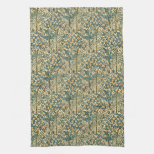 Walter Crane - Vintage Art Nouveau Macaw Pattern Tea Towel