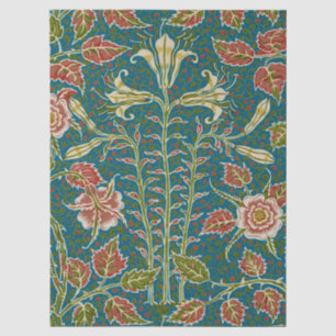 Walter Crane Vintage Lily and Rose Floral Tissue Paper