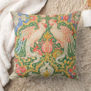 Walter Crane's Cockatoo Garden Cushion