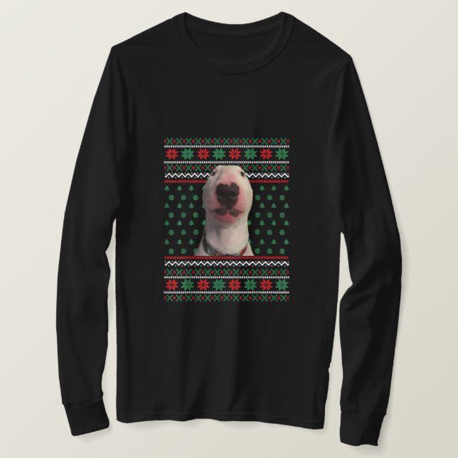 Walter Dog Meme Ugly Christmas Sweater Xmas Funny  (Design Front)