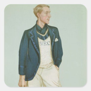 Walter Erskine-Crum, illustration from 'Men of the Square Sticker