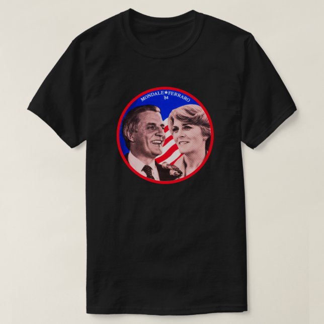 Walter Mondale Geraldine Ferrero  T-Shirt (Design Front)