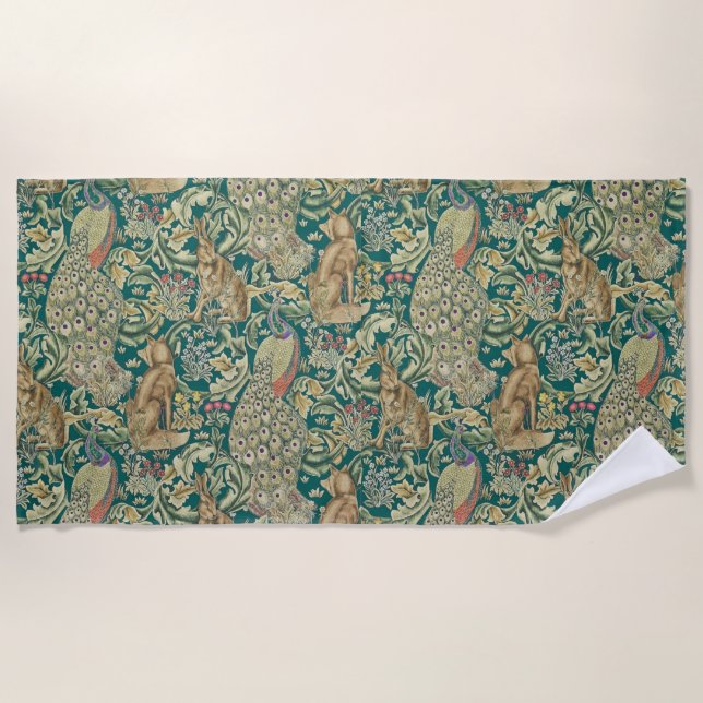 Walter Morris "Forest" Beach Towel (Front)