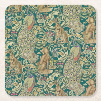 Walter Morris "Forest"  Square Paper Coaster
