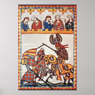 Walter Of Blades In The Tournament By Meister Der Poster