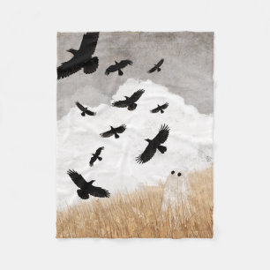 Walter & The Crows Fleece Blanket