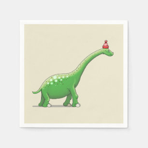 Walter the Dinosaur Napkin