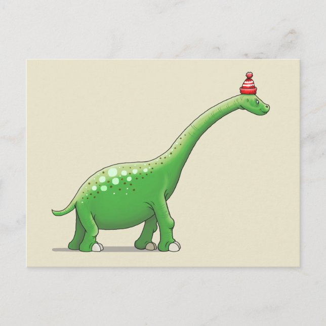 Walter the Long Neck Dinosaur Postcard (Front)