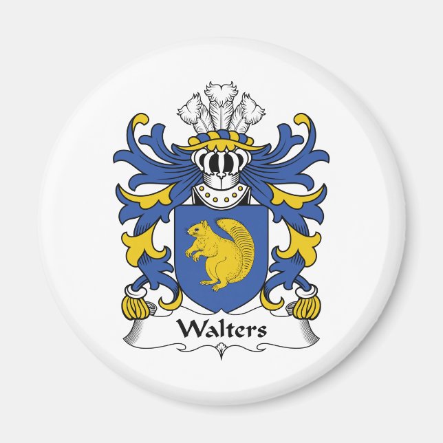 Walters Family Crest Magnet (Front)