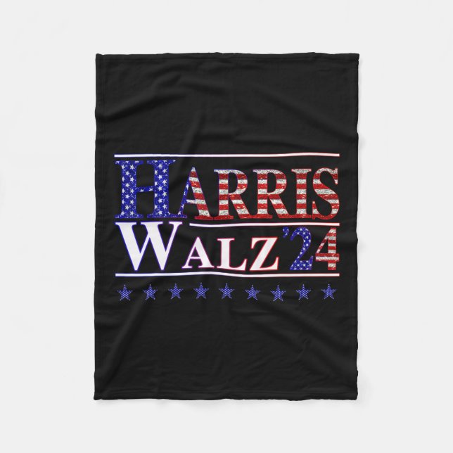 Waltz 2024 7  fleece blanket (Front)