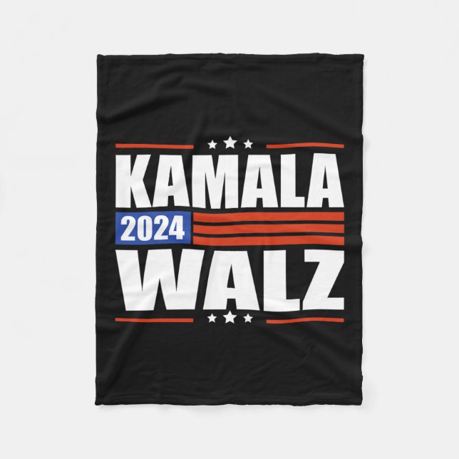 Waltz 2024 8  fleece blanket (Front)