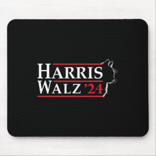 Waltz 2024 Election Cat Lady Kamala Harris Tim Wal Mouse Pad
