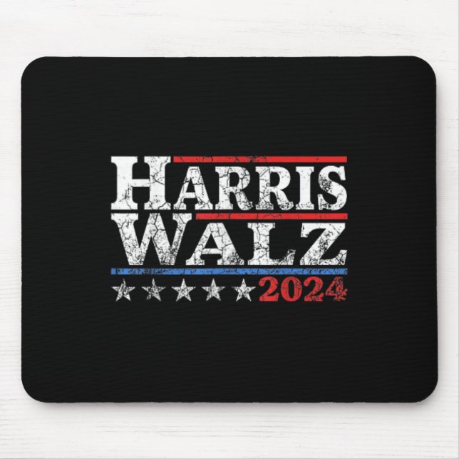 Waltz 2024 Election Kamala 2024 2-sided  Mouse Pad (Front)