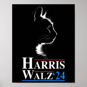 Waltz 2024 Election Kamala Harris Tim Waltz 2024 1 Poster