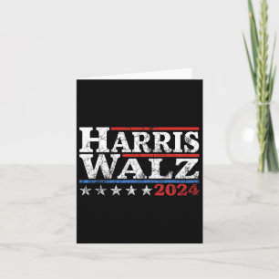 Waltz 2024 Election Kamala Harris Tim Waltz 2024 3 Card