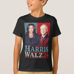 Waltz 2024 Election Kamala Harris Tim Waltz 2024 5 T-Shirt