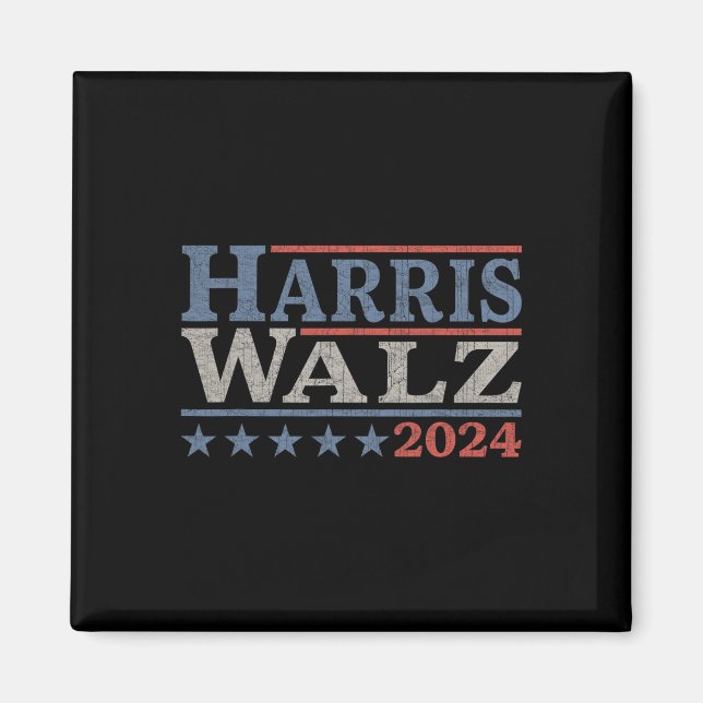 Waltz 2024 Election Kamala Harris Tim Waltz 2024 & Magnet (Front)