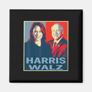 Waltz 2024 Election President Kamala Harris Tim Wa Magnet
