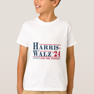 Waltz 2024 For The People Kamala Harris Tim Waltz  T-Shirt