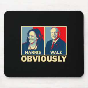 Waltz 2024 Obviously Tim Walz Kamala Harris 2024  Mouse Pad