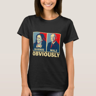 Waltz 2024 Obviously Tim Walz Kamala Harris 2024  T-Shirt