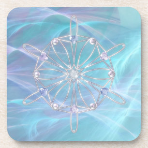 Waltz of the Snowflakes Cork Coaster