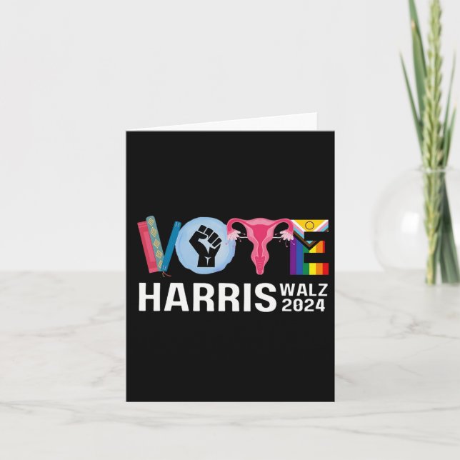 Waltz Shirt Banned Books Reproductive Lgbt Vote 20 Card (Front)