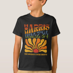 Waltz W 2024 Make America's Future Brighter Boho T-Shirt