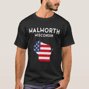 Walworth Wisconsin USA State America Travel Wiscon T-Shirt