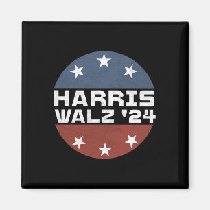 Walz 2024 Campaign For President Patriotic Kamala Magnet
