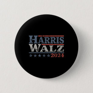 Walz 2024 Election Kamala Harris Tim Waltz 2024 12 6 Cm Round Badge