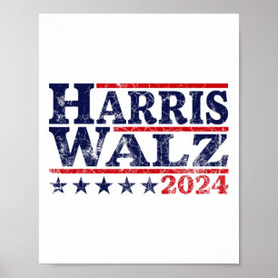 Walz 2024 Election Kamala Harris Tim Waltz 2024 14 Poster