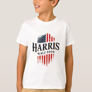 Walz 2024 Election Tim Walz Kamala Harris Vote Blu T-Shirt