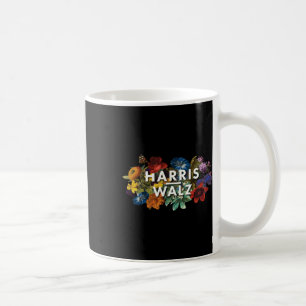 Walz 2024 Floral Feminine Women Harris Waltz 2024 Coffee Mug