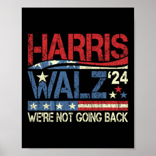 Walz 2024 Kamala Harris 2024 Tim Walz 2024 Usa Fla Poster