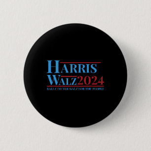 Walz 2024 Kamala Harris Tim Walz Campaign Funny Te 6 Cm Round Badge