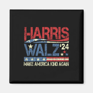 Walz 2024 Make America Kind Again Harris Waltz Quo Magnet