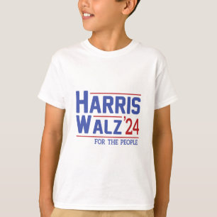 Walz 2024 President American Flag Kamala Harris Wa T-Shirt