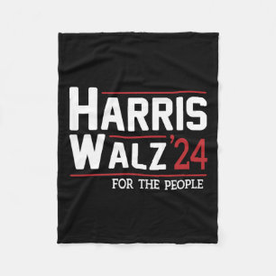 Walz 2024 President American Kamala Harris Waltz Fleece Blanket