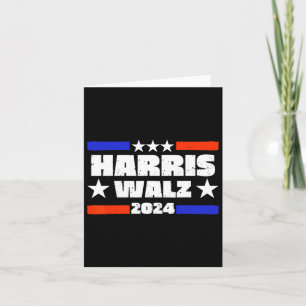 Walz 2024 President Campaign Election  Card