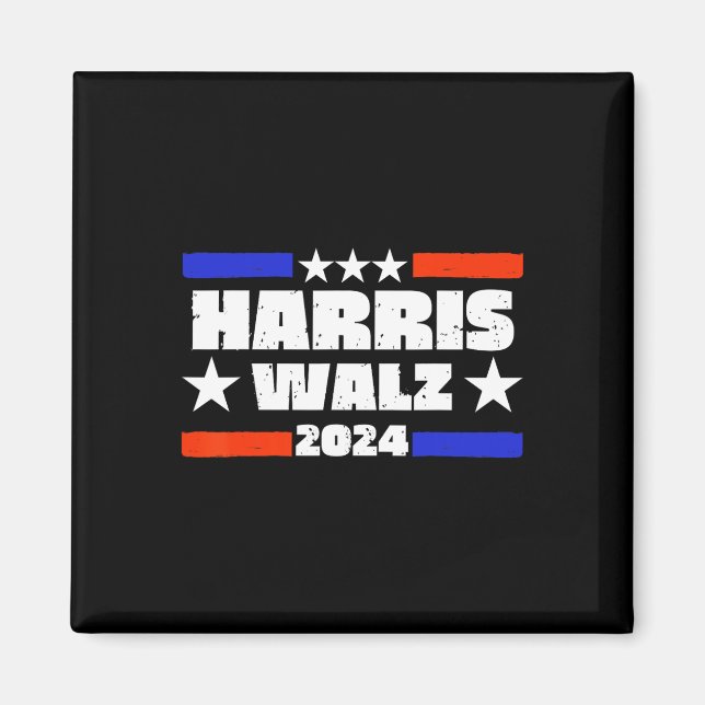 Walz 2024 President Campaign Election  Magnet (Front)
